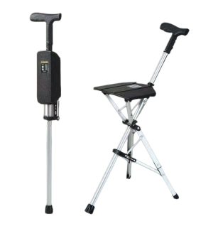  Wholesale Aluminum Alloy Folding Walking Stick Chair Bulk Portable Outdoor Foldable Camping Stool